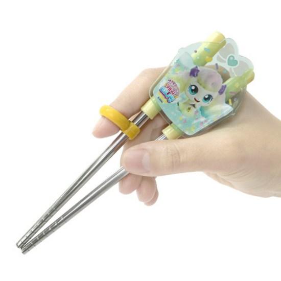 Leburn Domestic Baby Сладкие и кислые палочки для еды Tiniping Двуручные корректирующие палочки для еды Posil Ping, популярный персонаж в Корее