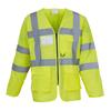 Yoko Mens Executive Hi-Vis Long Sleeve Safety Waistcoat