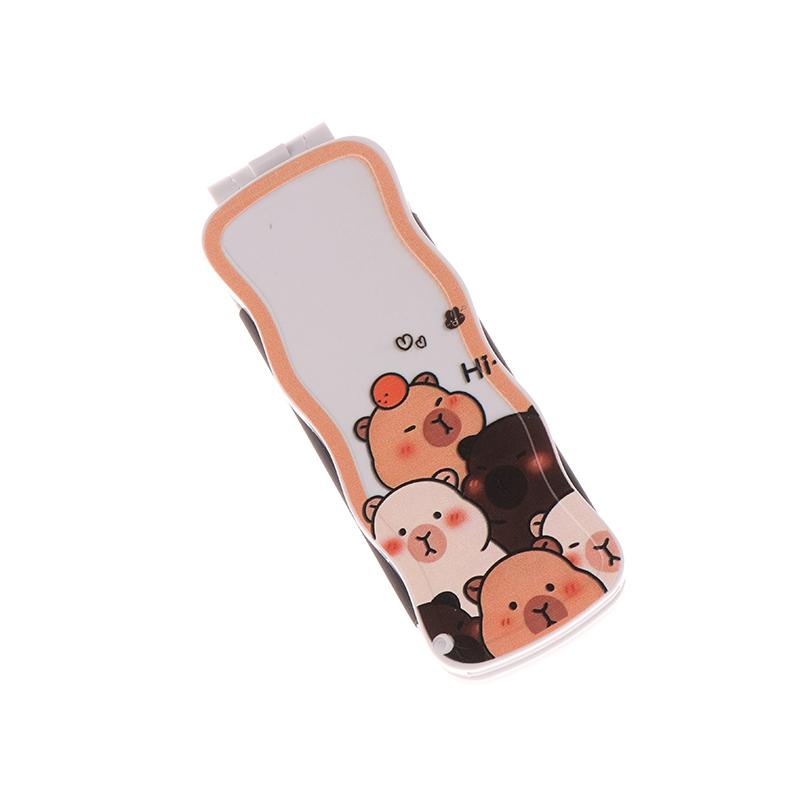 Мини-щетка для волос, складная массажная расческа, массаж головы, антистатическая портативная дорожная щетка для волос, расчески для волос для девочек с зеркалом