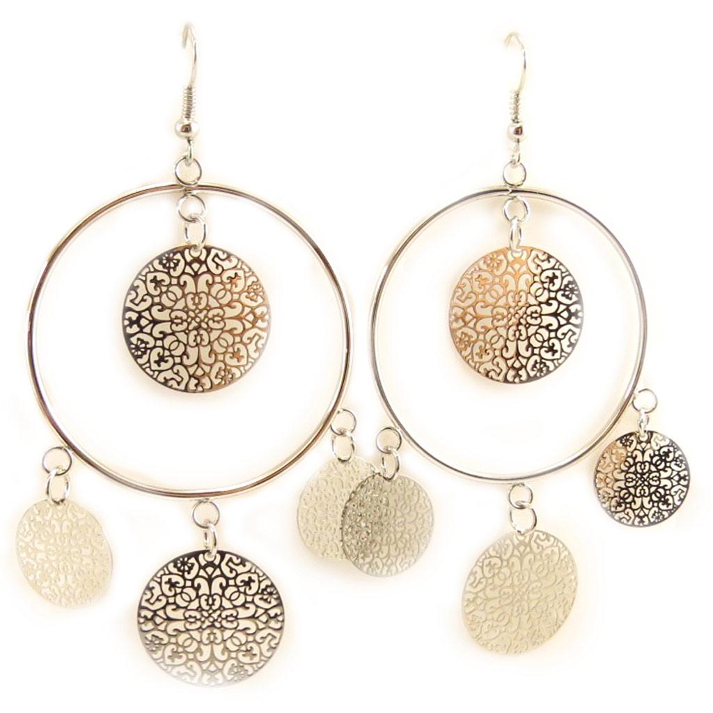 Les Trésors De Lily [L5217] - Серебряные дизайнерские серьги «Кармен»