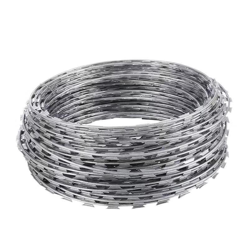 Galvanized Anti-Climb Security Razor Wire
