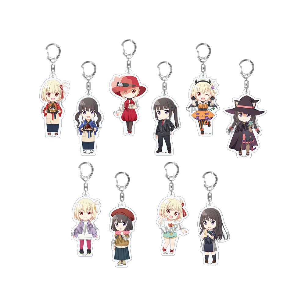 Pikuriru! Licorice Recoil Trading Acrylic Keychains (10 per box)
