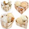 5 In 1 Women Man Girl Kid Baby Bath Show Spa Set Gift Include Bath Tool Loofah Sponge Hair Brush Pumice Stone Foot File