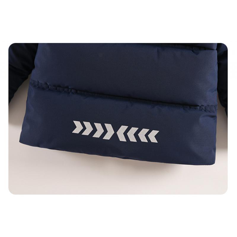 Children Cotton Jacket Boys New Winter Coat Boy Short Thick Heavy Hooded Overcoats