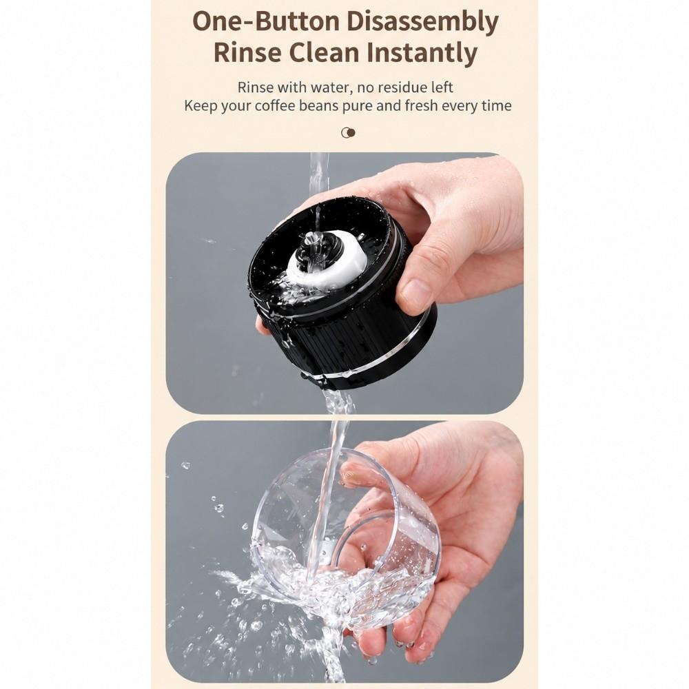 Ceramic Burr Mini Coffee Grinder USB Rechargeable Coffee Bean Grinder Hand Pour Coffee