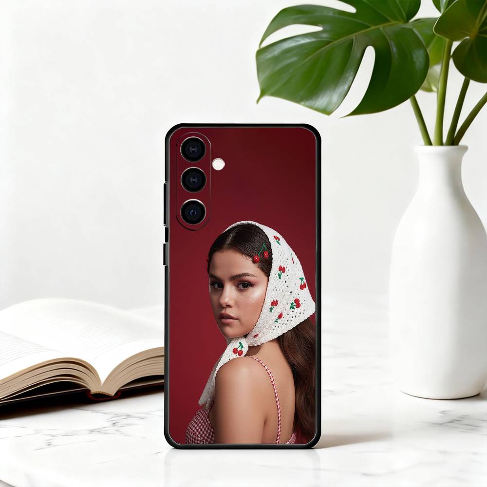 Чехол для телефона S-Selena Sweet G-Gomez-SG Для Samsung Galaxy A73,A72,A71,A70,A53,A52,A51,Другие Мягкий Черный Чехол