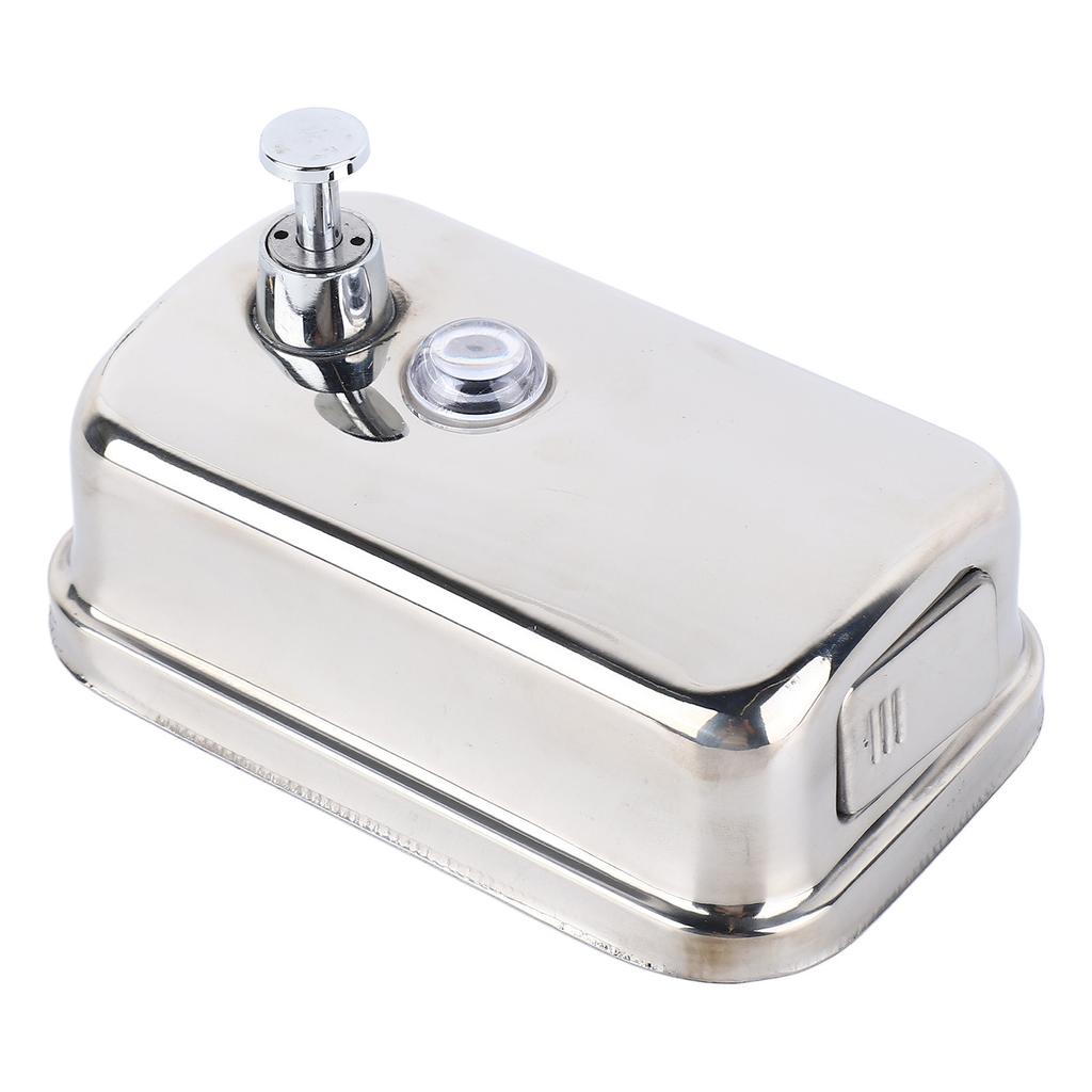 Soap Dispenser Stainless Steel Wall Mounted Manual Soap Dispenser for Commercial Hotel Public Place