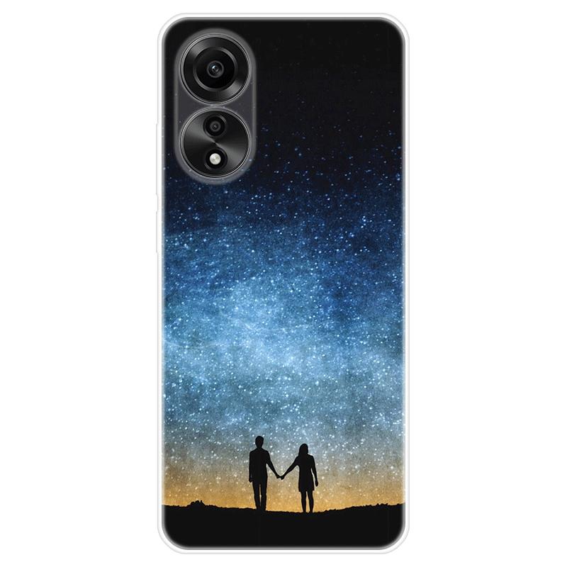 Для OPPO A58 A 58 4G чехол Мягкая силиконовая задняя крышка Мультяшный чехол для телефона Разнообразие