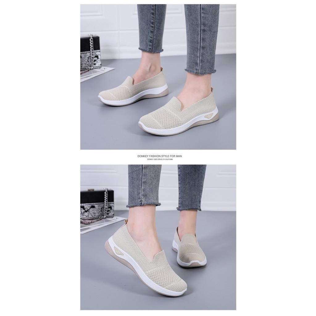 Versatile Soft-soled Soft Surface Shoes,Lazy One Foot Stirrup,Casual Fashion Bean Shoes,Flat Casual Single Shoes