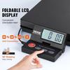 VEVOR Balance Postale Numérique 50 kg Pèse-colis de Précision 2 g avec Minuterie Fonction Tare Maintien Écran LCD Pliable 90° Ba147