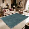 Modern Solid Color Simple Style Living Room Carpet Decoration Bedroom Washable Antiskid Floor Mats Soft Fluffy Office Tables Rug