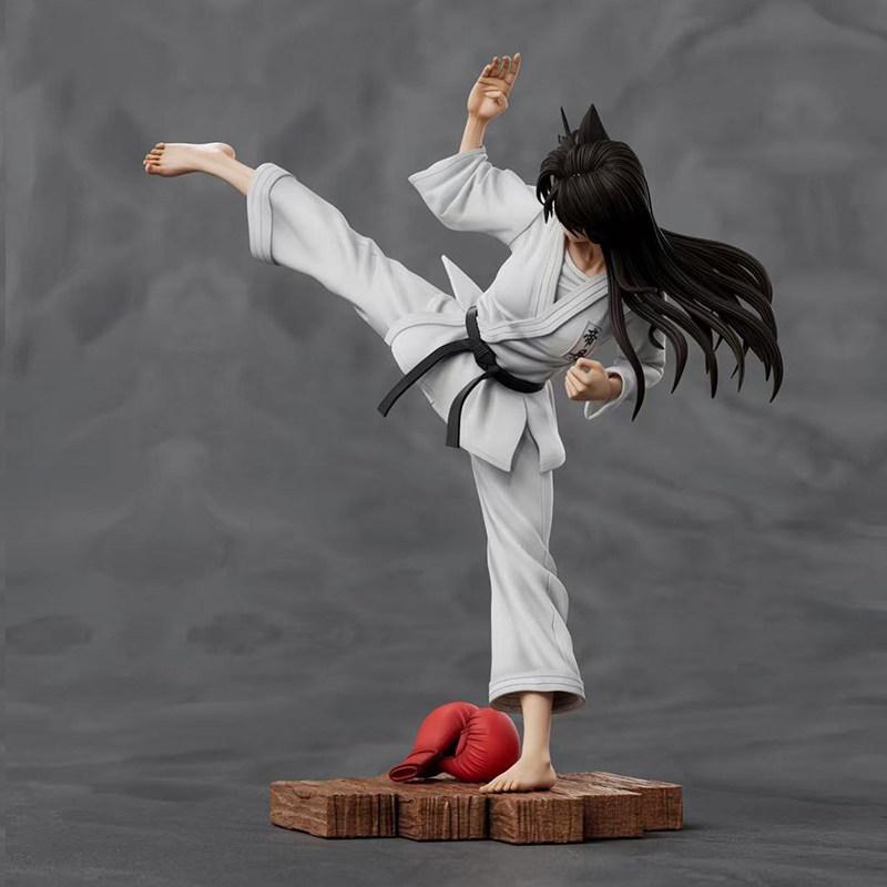 New Arrival Detective Conan Karate Ran Mouri Action Figure Anime Bishoujo Trendy Toy Model Desktop Decorative Statue Gift