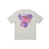 Palace Футболка унисекс с короткими рукавами и логотипом Little Devil Tri-Ferg X M-Zone, серая P20TS088