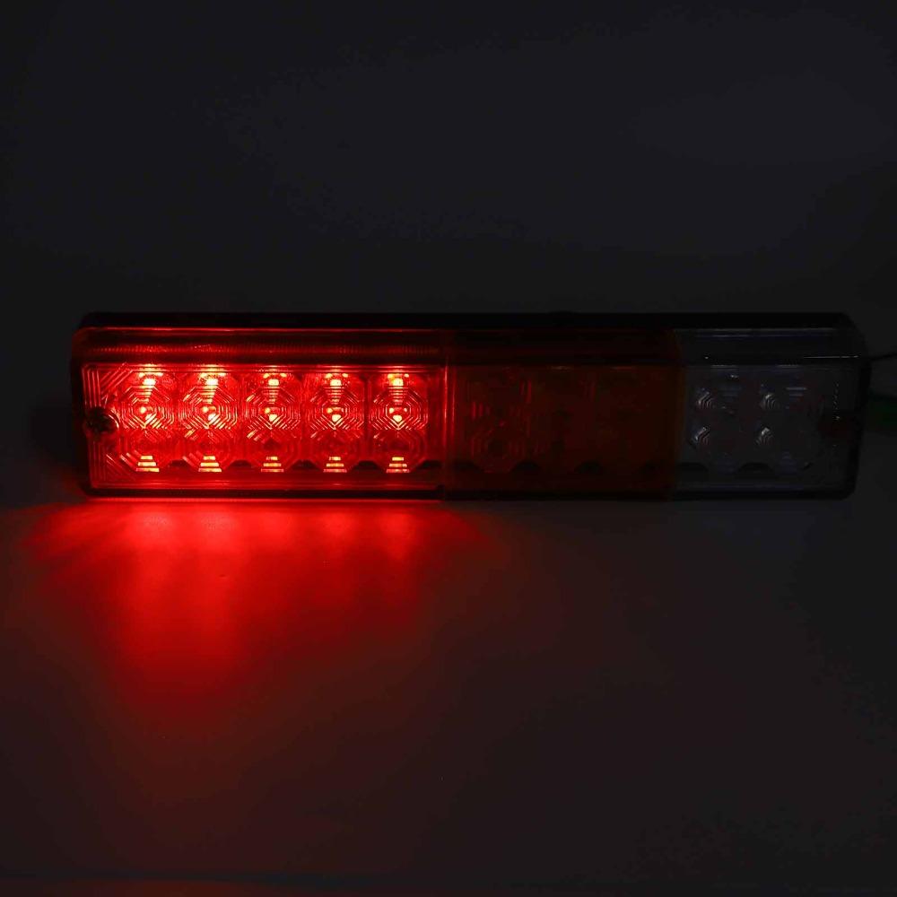2Pcs 12V Voltage Rear Turn Signal Lights 20 LED Trailer Indicator Lights For Ute