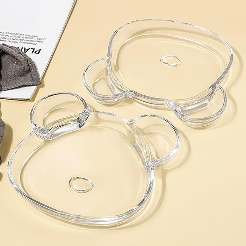 Creative Bear Shaped Spice Plates Seashell Shape Dumplings Bowl Serving Tray Dipping Sauce Salad Fruit Plate Kitchen Tableware