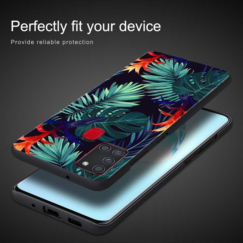 Чехол для Samsung Galaxy S21 S20 S10 S9 S8 Plus Ultra 5g S10lite S10e S7edge S20 S21 Fe, винтажный чехол с банановым листом и цветком