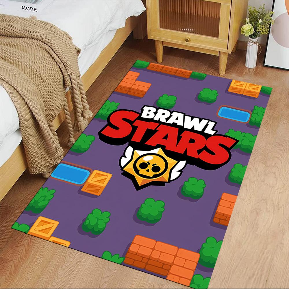Brawl Stars Area Rug Suitable for Study room Dining Room Hallway Dormitory Anti-slip Rug Decorate Offices Perfect Gift for Valentine's Wedding Birthda