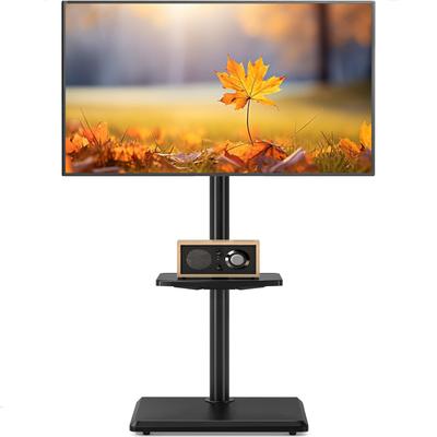 Rfiver TV High Type TV Совместимость с телевизором Деревянный Грузоподъемность 40 Высота вращения Для дома и бизнеса Черная подставка, Подставка, 27-55 дюймов, Настенный монтаж