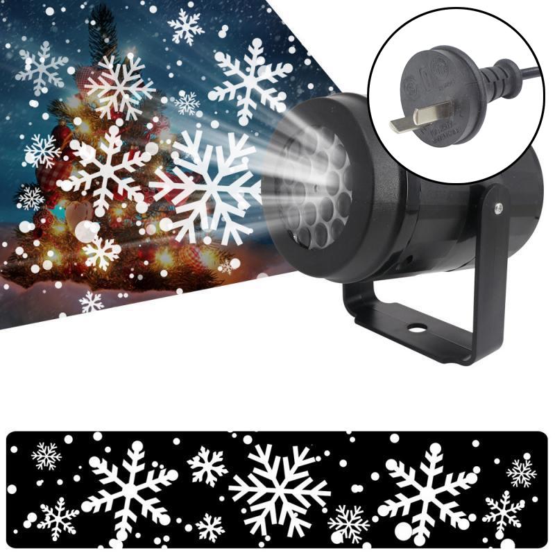 Multiple Patterns Christmas Projector Decoration Indoor Lighting LED Laser Projector Snowflake Lamp Party New Year Outdoor Home
