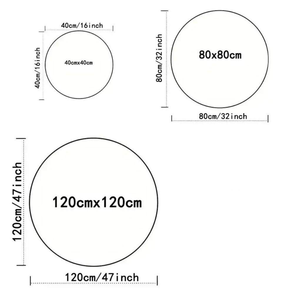 2D Jungle Gorilla Round Rug Poly Forest Tunnel Gorilla Circular Rug Fantasy Wildlife Decor Non-Slip Floor Mat for Living Room