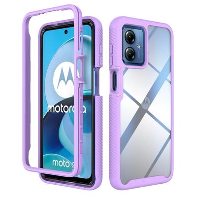 Чехол Armor для Motorola G84 G14 G53 G23 G13 G82 G62 G52 G42 G32 G22 E20 E13 G60S G31 51 71 50 Жесткий чехол Otter Box HD Прозрачная задняя крышка из ТПУ с рамкой