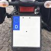 Universal Motorcycle License Plate Holder Bracket German Motorcycle Plate Frame For Trailer RV Dirt Bike Scooter