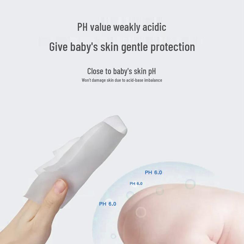 Zhongsen Medical Baby Wet Wipes, Mini Pack for Infants & Students, 25 Pure Cotton Sheets