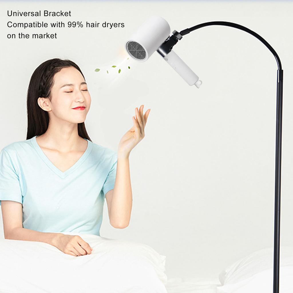 Держатель для фена 160 см, вращение на 360 градусов, стойка для фена, регулируемая высота, напольная стойка для фена из нержавеющей стали для дома