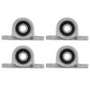 4 Pcs Bearings Motion Accuracy Quiet Low Friction Widely Application Printer Parts for Printing