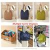 Fashion Foldable Eco-Friendly Shopping Bag Tote Folding Pouch Handbags Convenient Large-capacity for Travel Grocery Bag
