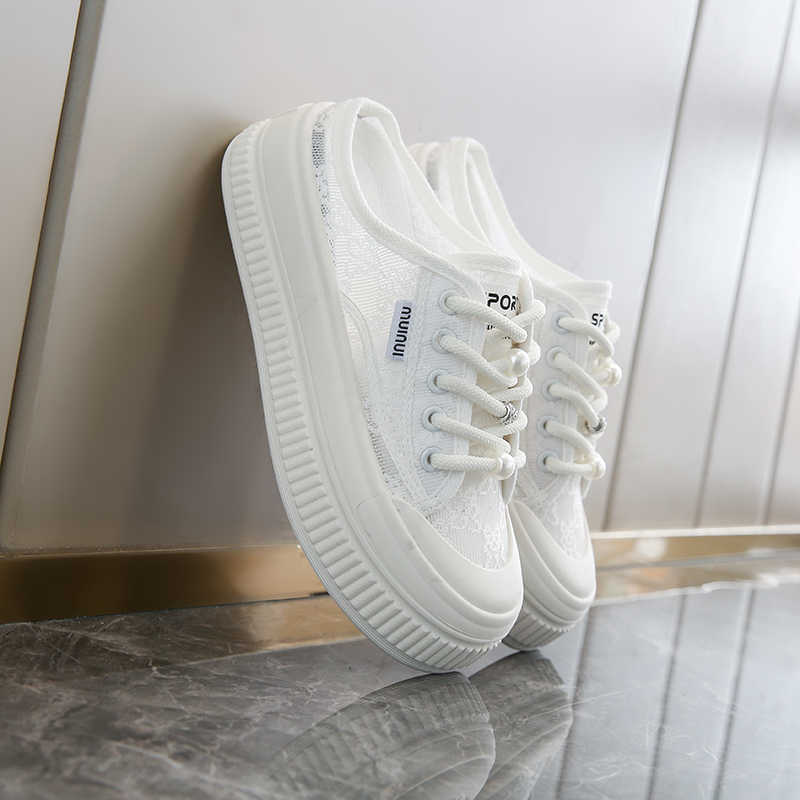 Fashion Plataform With Lacing Functional Shoes Training Sneakers Woman Luxury Summer Women's Set Sport On Sale Top Grade