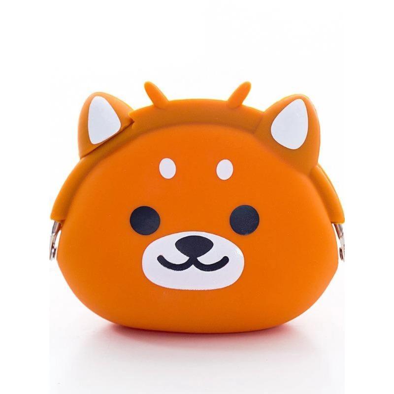 Мини-кошелек для хранения, креативный силиконовый мешок для монет, персонализированный кошелек для монет, милый кошелек для монет в виде животного, небольшой мешочек для монет