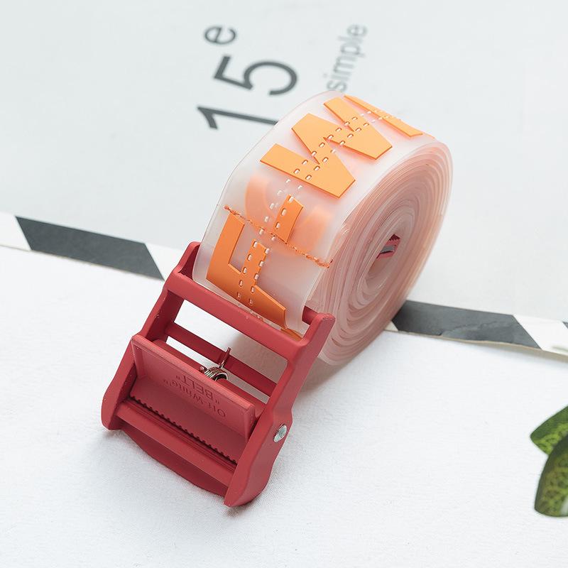 Прозрачный промышленный ремень-стропа, подтвержденная версия - Модный мужской аксессуар для высокой моды