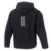 adidas Современная технологичная теплая свободная водоотталкивающая ветровка с капюшоном на молнии с длинными рукавами Мужские куртки Черный KB7624