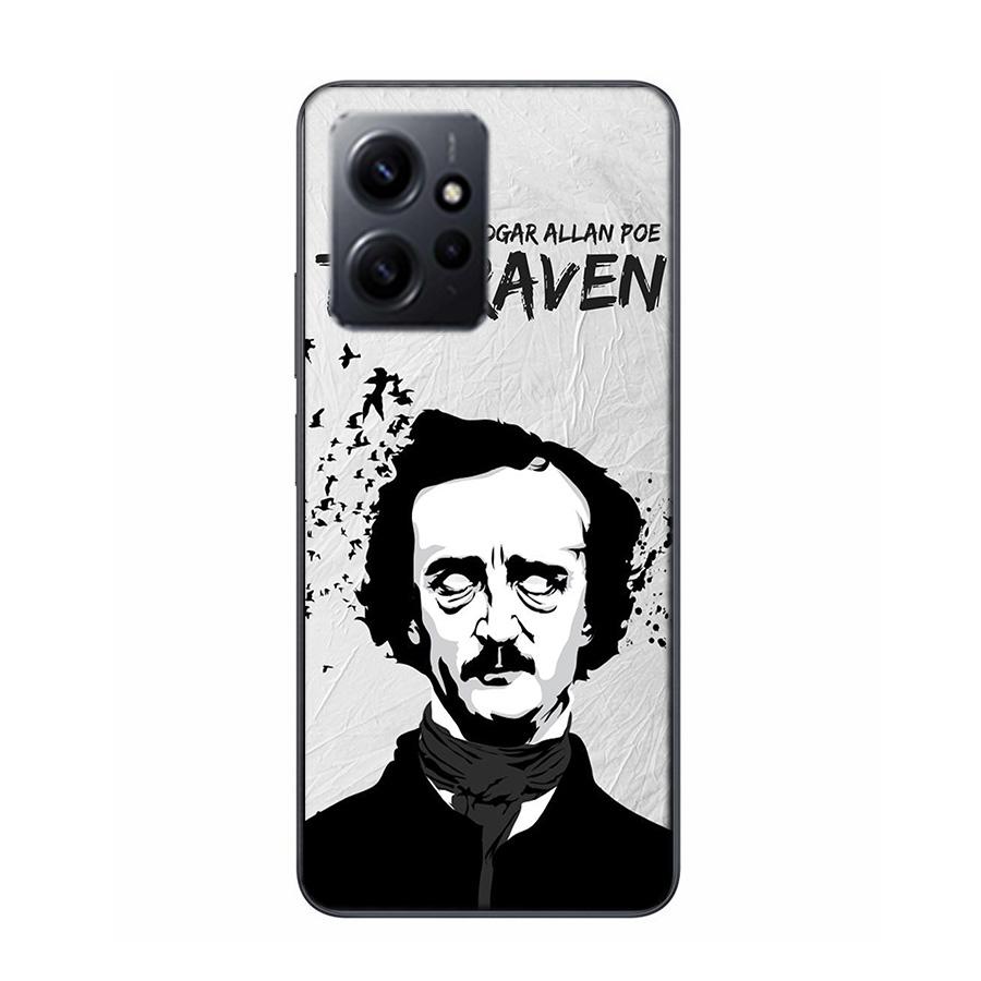 Edgar Allan Poe Phone Case For Redmi 12 13C 12C 15C 9 10 10C Note 13 Pro Plus 14 15 Pro 9T 9C 9A TPU Soft Cover Clear Cell Cases