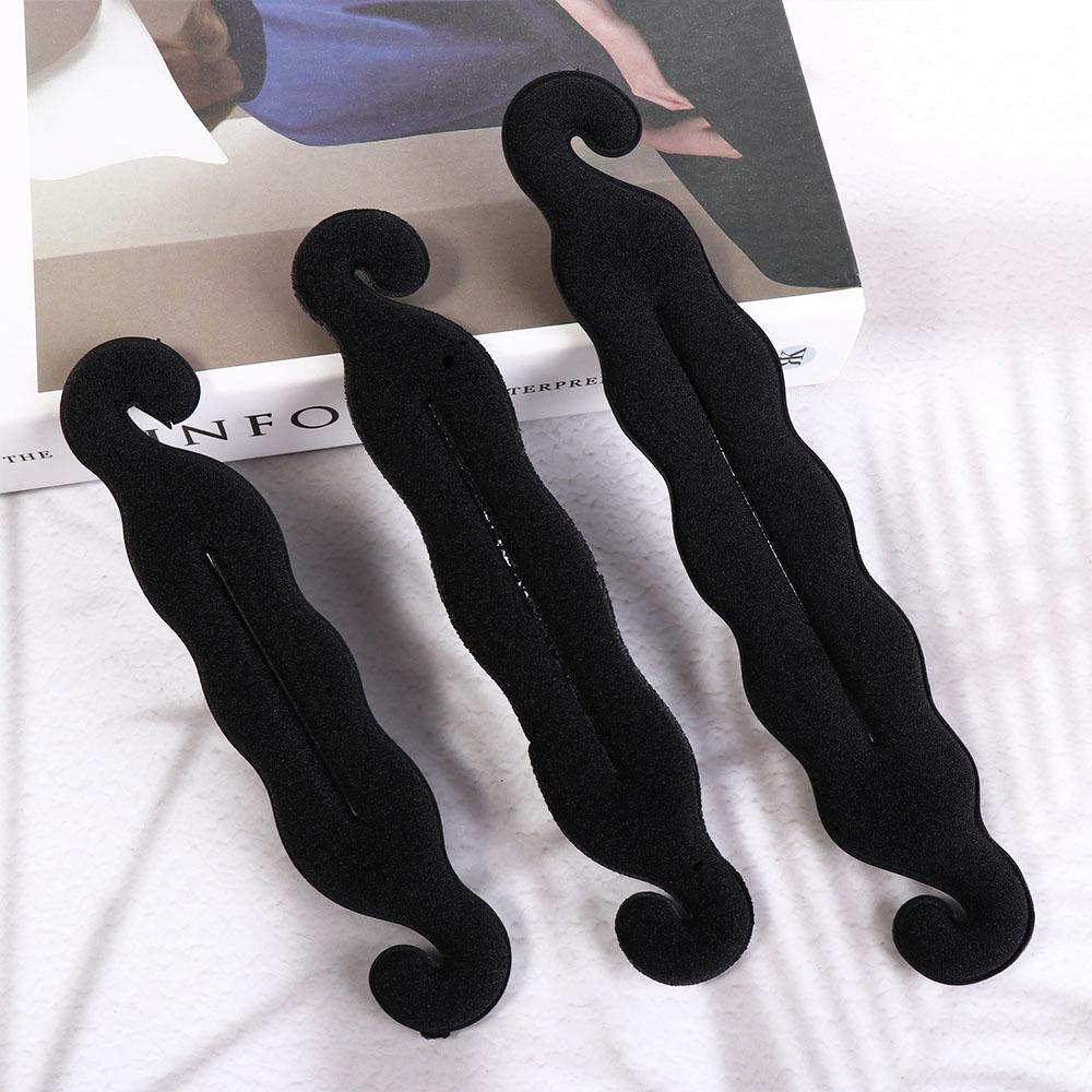 Foam Sponge Clip Hair Bun Maker Hair Disk Donut Bun Curler Braider Hairstyle Twist Maker Women