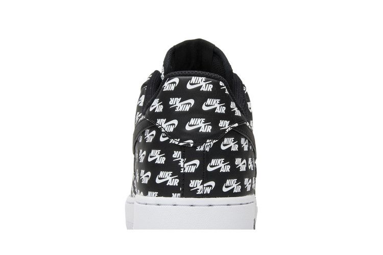 Men's Sneakers Nike Air Force 1 Low All Over Logo Black Black/Black-White