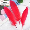20Pcs57 Big Red Feather Diy Jewelry Accessories Clothing Handicrafts Decorative Materials