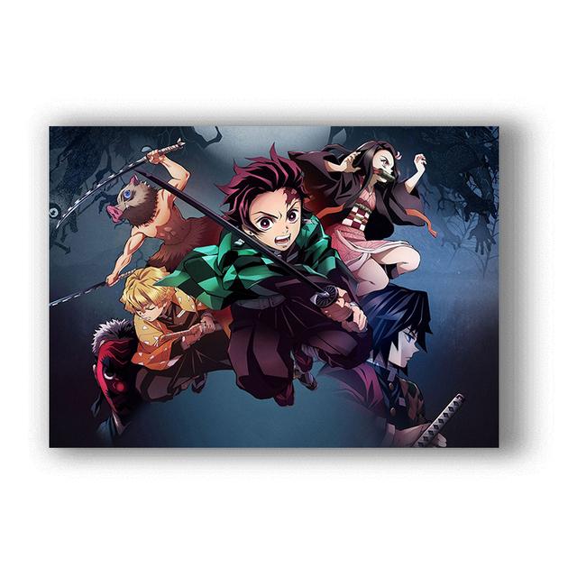 Japanese Anime Canvas Printing Poster and Print Wall Art Pictures Home Decoration Boy Bedroom Painting Gift No Frame