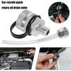 Oil Drain Valve Aluminum Alloy Quick Drain For M14x1.5 M14x1.25 M12x1.25 M12x1.5 Leakproof with Hose Attachment