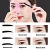 Sale Beauty Reusable Eyebrow Definition Shaping Template Eyebrow Stencils Kit Brow Grooming Card