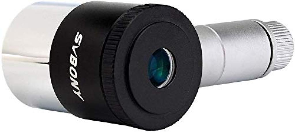 Svbony Astronomical Telescope Eyepiece with Crosshair Darkfield Illumination Eyepiece Illuminated Guide Eyepiece Double Crosshair FOV 40 Degree 12.5mm