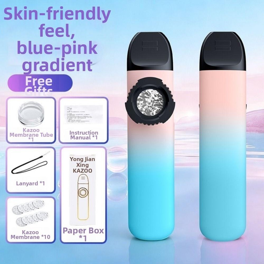 Easy To Learn Kazoo Flute Gradient Color Mouth Flute Accompaniment Kazoo  Music Lover