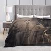 The Conjuring Ghost House Blanket Quality Warm Soft  Throw Blanket Winter Airplane Travel Living Room Fluffy Bedspread
