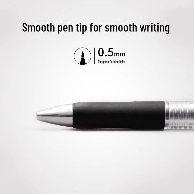 Гелевая ручка K35 Click: 0,5 мм Черный/Красный для Студентов и Офиса