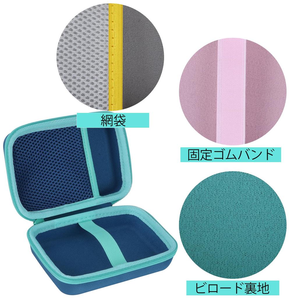 Lebakort Storage Case Compatible with Kodak Smile+ 2-in-1 Digital Instant Print Camera & Photo Printer (White/Yellow Case)