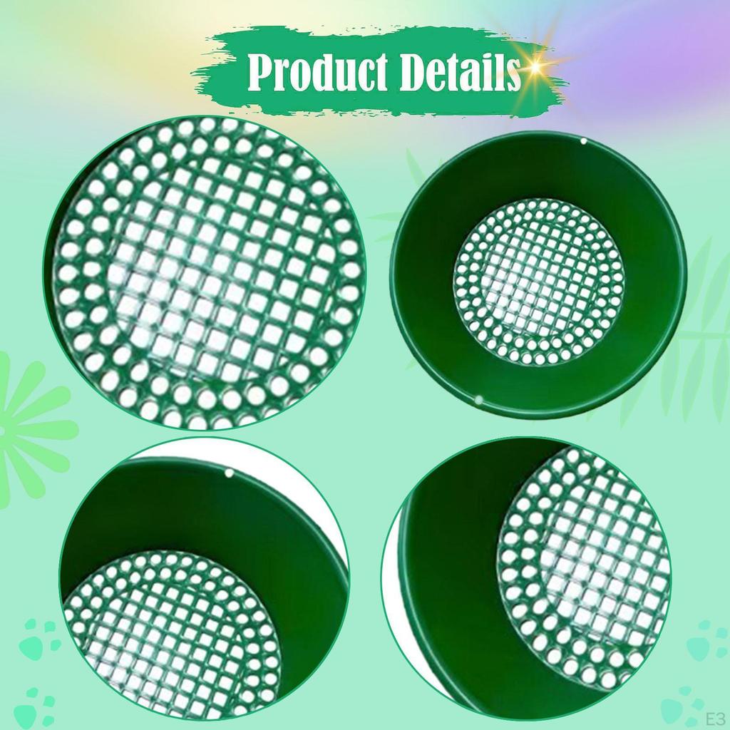 Классификатор-сито для просеивания золота 13,78 дюйма Портативный, простой в использовании Сито для промывки Оборудование для добычи полезных ископаемых для