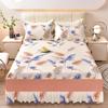 Комплект постельного белья из домашнего текстиля Four Seasons с активным принтом, двойной, разные спецификации, разные размеры, матовая, разноцветная юбка-кровать