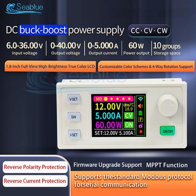 SK60S 60 Вт 5 А DC-DC Понижающе-повышающий преобразователь CNC Регулируемый стабилизатор постоянного напряжения Модуль источника питания для солнечной зарядки MPPT CC CV