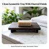 Sturdy Soap Holder Stand | Rectangular, Wooden Display Riser, Compact, Decor,